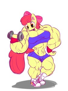 Rating: Questionable Score: 0 Tags: abs accessory anthro anthrofied apple_bloom_(mlp) biceps big_muscles biped bodily_fluids bottomwear bow_(feature) bow_accessory bow_ribbon breasts clothed clothing doctorplaid e621 earth_pony equid equine exercise female flexing footwear friendship_is_magic hair hair_accessory hair_bow hair_ribbon hasbro holding_object horse huge_muscles hyper hyper_muscles looking_down mammal mane muscular muscular_anthro muscular_female my_little_pony pony ribbons shoes shorts simple_background skimpy sneakers solo standing sweat tail thick_thighs weightlifting weights white_background workout wristband User: bunchy7s