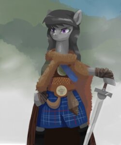 Rating: Safe Score: 0 Tags: 5:6 absurd_res bottomwear cbrony clothing cloud e621 earth_pony equid equine female friendship_is_magic hasbro hi_res highlander_(film) horse kilt mammal melee_weapon my_little_pony octavia_(mlp) outside pattern_bottomwear pattern_clothing pattern_kilt plaid plaid_bottomwear plaid_clothing plaid_kilt pony simple_background solo sword weapon User: bunchy7s