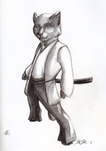Rating: Safe Score: 0 Tags: anthro asian_clothing biped bottomwear clothed clothing domestic_cat e621 east_asian_clothing felid feline felis full-length_portrait fully_clothed graphite_(artwork) greyscale hakama haori japanese japanese_clothing kashe male mammal melee_weapon monochrome portrait side_view solo standing sword traditional_media_(artwork) warrior weapon User: bunchy7s Rating: Safe Score: 0 Tags: anthro asian_clothing biped bottomwear clothed clothing domestic_cat e621 east_asian_clothing felid feline felis full-length_portrait fully_clothed graphite_(artwork) greyscale hakama haori japanese japanese_clothing kashe male mammal melee_weapon monochrome portrait side_view solo standing sword traditional_media_(artwork) warrior weapon User: bunchy7s