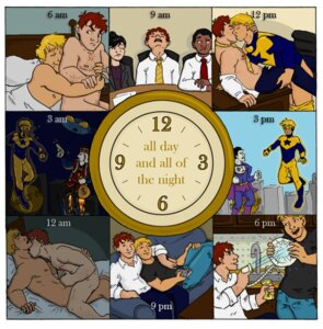 Rating: Explicit Score: 0 Tags: 2boys bizarro blue_beetle booster_gold chest_hair dc dc_comics gay hairy justice_league justice_league_international king_(royal_flush_gang) male male_only pubes pubic_hair royal_flush_gang rule34 superman_(series) ted_kord yaoi User: bunchy7s