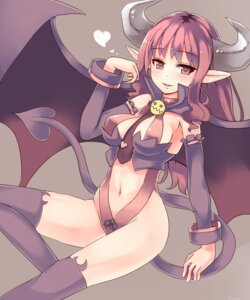 Rating: Questionable Score: 0 Tags: armwear blush breasts choker clothing demon detached_sleeves disgaea e621 female grey_background hair heart_symbol horn humanoid humanoid_pointy_ears jewelry legwear long_hair looking_at_viewer membrane_(anatomy) membranous_wings navel necklace nippon_ichi_software not_furry pointy_ears red_eyes red_hair simple_background sitting smile solo spade_tail succubus_(disgaea) tail thigh_highs tinpam wings User: bunchy7s