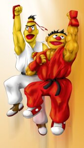 Rating: Safe Score: 0 Tags: 2009 bert_(sesame_street) capcom clothed clothed_humanoid clothed_male clothing colored duo e621 ernie_(sesame_street) fully_clothed fully_clothed_humanoid fully_clothed_male gavacho13 humanoid keikogi ken_masters male martial_arts_uniform muscular not_furry pbs red_keikogi ryu_(street_fighter) sesame_street shoryuken simple_background sportswear street_fighter white_keikogi User: bunchy7s Rating: Safe Score: 0 Tags: 2009 bert_(sesame_street) capcom clothed clothed_humanoid clothed_male clothing colored duo e621 ernie_(sesame_street) fully_clothed fully_clothed_humanoid fully_clothed_male gavacho13 humanoid keikogi ken_masters male martial_arts_uniform muscular not_furry pbs red_keikogi ryu_(street_fighter) sesame_street shoryuken simple_background sportswear street_fighter white_keikogi User: bunchy7s