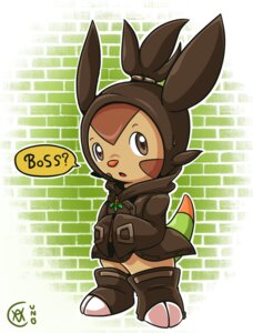 Rating: Safe Score: 0 Tags: ambiguous_gender bodily_fluids brick brick_background brown_body brown_eyes chespin cloth clothed clothing dialogue digital_media_(artwork) dipstick_tail e621 english_text eyebrows generation_6_pokemon gradient_background grass green_background green_body looking_at_viewer markings nintendo open_mouth orange_body orange_nose outline plant pokemon pokemon_(species) raised_eyebrows signature simple_background solo speech_bubble standing sweat tail tail_markings talking_to_viewer text vavacung white_background white_outline User: bunchy7s