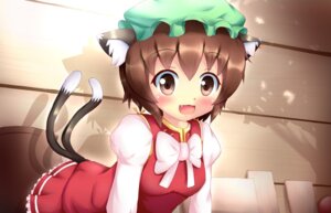 Rating: Safe Score: 0 Tags: 14:9 animal_humanoid blush brown_eyes brown_hair cat_humanoid chen_(touhou) e621 ear_piercing fangs felid felid_humanoid feline feline_humanoid female hair humanoid jewelry kane-neko looking_at_viewer mammal mammal_humanoid multi_tail open_mouth piercing ribbons shadow short_hair smile solo tail teeth touhou User: bunchy7s