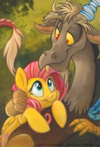 Rating: Safe Score: 0 Tags: 2013 antlers blue_eyes chimera cutie_mark discord_(mlp) draconequus duo e621 equid equine eye_contact fangs feathered_wings feathers female feral fluttershy_(mlp) friendship_is_magic hasbro horn kenket looking_at_another love male mammal my_little_pony mythological_creature mythological_equine mythology outside painting_(artwork) pegasus plant red_eyes romantic romantic_couple size_difference sophiecabra tail tail_tuft teeth traditional_media_(artwork) traditional_painting_(artwork) tree tuft wings yellow_body yellow_feathers User: bunchy7s