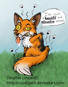 Rating: Safe Score: 0 Tags: ambient_arthropod ambient_fly ambient_insect ambiguous_gender arthropod bodily_fluids canid canine dipstick_tail e621 english_text fangs feral fly_(animal) fox insect insect_wings knuxtiger4 mammal markings red_fox saliva scratching solo tail tail_markings teeth text tongue true_fox wings User: bunchy7s