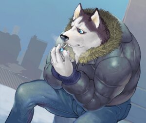 Rating: Safe Score: 0 Tags: anthro bulge canid canine canis cigarette detailed detailed_background e621 fingernails humanoid_hands kira_nerisu lighter male mammal meltora nails smoke smoking solo toony wolf worried User: bunchy7s