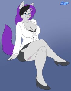 Rating: Explicit Score: 0 Tags: anthro big_breasts biped blue_eyes bottomwear breasts canid canine canis cleavage clothed clothing crossed_legs e621 female footwear genitals hair hi_res high_heels long_hair mammal multicolored_hair no_underwear purple_hair shirt shoes skidd skirt smile solo tail topwear underwear upskirt vulva wolf User: bunchy7s Rating: Explicit Score: 0 Tags: anthro big_breasts biped blue_eyes bottomwear breasts canid canine canis cleavage clothed clothing crossed_legs e621 female footwear genitals hair hi_res high_heels long_hair mammal multicolored_hair no_underwear purple_hair shirt shoes skidd skirt smile solo tail topwear underwear upskirt vulva wolf User: bunchy7s
