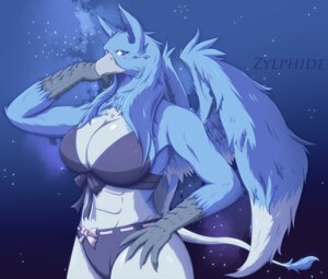 Rating: Questionable Score: 0 Tags: abs anthro avian beak big_breasts biped blue_eyes blue_theme blush bra breasts claws clothed clothing e621 feathered_wings feathers female gryphon looking_at_viewer muscular muscular_anthro muscular_female mythological_avian mythological_creature mythology non-mammal_breasts panties ribbons saphir_tail skimpy solo standing star tail underwear wings zylphide User: bunchy7s