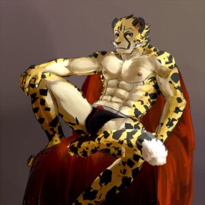Rating: Questionable Score: 0 Tags: 1:1 abs ainro anthro biceps big_muscles biped black_body black_fur briefs bulge cheetah clothed clothing e621 felid feline fur looking_at_viewer male mammal markings muscular muscular_anthro muscular_male nipples pecs pose sitting solo spots tail topless underwear white_body white_fur yellow_body yellow_fur User: bunchy7s