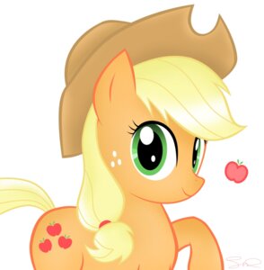 Rating: Safe Score: 0 Tags: apple applejack_(mlp) blonde_hair clothing cutie_mark e621 earth_pony equid equine female food freckles friendship_is_magic fruit fur green_eyes hair hasbro hat headgear headwear hi_res horse looking_at_viewer mammal my_little_pony orange_body orange_fur plant pony simple_background solo steffy-beff white_background User: bunchy7s