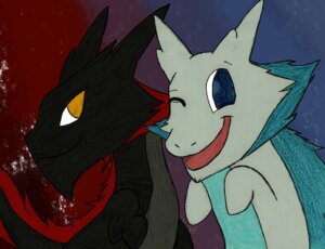 Rating: Safe Score: 0 Tags: 2011 ambiguous_gender black_body captainspadevatore dragon dragonbros duo e621 ebby feral fire grandfathered_content hi_res mythological_creature mythological_scalie mythology one_eye_closed scalie silvvy wink User: bunchy7s