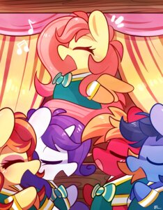 Rating: Safe Score: 0 Tags: 2014 big_macintosh_(mlp) blonde_hair blue_hair bow_(feature) bow_tie clothing curtains e621 earth_pony equid equine eyes_closed feathered_wings feathers female fluttershy_(mlp) friendship_is_magic group hair hasbro hi_res horn horse mackinn7 male mammal multicolored_hair my_little_pony mythological_creature mythological_equine mythology pegasus pony purple_hair rarity_(mlp) singing stage toe-tapper_(mlp) torch_song_(mlp) two_tone_hair unicorn wings yellow_body yellow_feathers User: bunchy7s