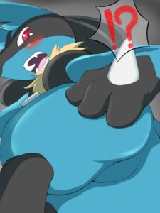 Rating: Questionable Score: 0 Tags: 2011 3:4 ambiguous_gender anthro biped black_body black_fur blue_body blue_fur blush bodily_fluids butt canid canine digital_drawing_(artwork) digital_media_(artwork) e621 exclamation_point fangs featureless_crotch fur generation_4_pokemon interrobang looking_at_viewer looking_back luca_(nyucs) lucario lying mammal nintendo open_mouth pokemon pokemon_(species) question_mark red_eyes solo tears teeth yellow_body yellow_fur User: bunchy7s