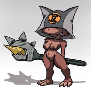 Rating: Explicit Score: 0 Tags: 2011 anthro areola breasts brown_body brown_fur claws clothing conditional_dnp e621 female fur genitals gremlin_(spiral_knights) grey_havens hat hat_only headgear headgear_only headwear headwear_only mostly_nude nipples pose simple_background smile solo spikes spiral_knights teckworks teeth three_rings tools vulva white_background wrench User: bunchy7s