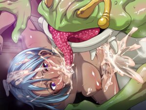 Rating: Explicit Score: 0 Tags: 1girls 1monster breasts butcha-u cheek_bulge cum cum_explosion cum_in_mouth cum_inside dark_skin eroquis fellatio female frog jurai_maria large_breasts monster monster_rape nipples oral rape rule34 uncensored youchuu_no_ori zoophilia User: bunchy7s