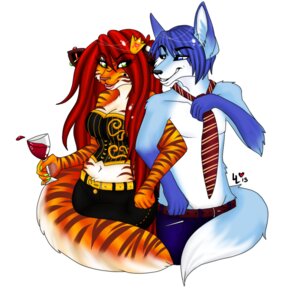 Rating: Safe Score: 0 Tags: 1:1 accessory alcohol anthro belt beverage blue_body blue_eyes blue_fur blue_hair bottomwear clothed clothing cornflower corset denim denim_bottomwear denim_clothing duo e621 felid female fur green_eyes hair holding_glass holding_object jeans lingerie lokis-lovables lokivia_(character) male mammal necktie pantherine pants red_hair standing stripes tiger topless topwear wine User: bunchy7s