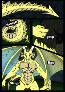 Rating: Safe Score: 0 Tags: 2009 abs absurd_res anthro athletic biceps comic dragon e621 english_text hi_res male membrane_(anatomy) membranous_wings muscular mythological_creature mythological_scalie mythology nude pecs reptile rex_equinox scales scalie tail text transformation wings User: bunchy7s