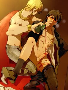 Rating: Explicit Score: 0 Tags: 2boys blonde_hair blush bracelet breath brown_eyes brown_hair cross cross_necklace cum cum_on_body cum_on_lower_body earrings fate/stay_night fate/zero fate_(series) gilgamesh gilgamesh_(fate) jewelry kirei_kotomine kotomine_kirei male multiple_boys multiple_males penis pinki_(shounenkakuseiya) red_eyes rule34 short_hair sweat wine yaoi User: bunchy7s