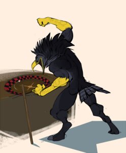 Rating: Safe Score: 0 Tags: anthro athletic avian beak biceps biped bird black_body blind butt coconutmilkyway disability e621 eyes_closed feathers feet gambling grey_body grin male muscular muscular_anthro nude open_mouth pose roulette sketch smile solo standing talons toes tongue valor_(-valor) User: bunchy7s