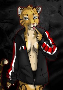 Rating: Questionable Score: 0 Tags: anthro bioware breasts cleavage clothed clothing e621 electronic_arts felid female leopard looking_at_viewer mammal mass_effect mitsene n7 pantherine partially_clothed seductive solo tail User: bunchy7s