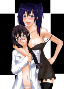 Rating: Explicit Score: 0 Tags: black_hair blue_eyes blush breasts d.gray-man female female_only glasses lenalee_lee lingerie long_hair lou_fa multiple_females multiple_girls nipples open_clothes open_shirt panties pointy_chin rohfa rule34 shirt thighhighs tied_hair twintails underwear User: bunchy7s