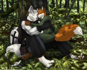 Rating: Safe Score: 0 Tags: 4_fingers 4_toes 5:4 5_fingers absurd_res anthro barefoot belt biceps black_nose blade bottomwear canid canine canis cape claws clothed clothing cross cuddling detailed_background digital_media_(artwork) dipstick_tail duo e621 eyes_closed feet fingers flower fluffy fluffy_tail forest fox fully_clothed fur furryratchet glistening gloves grass handwear happy hi_res hood jacket kneeling knight light male male/male mammal manly markings medieval melee_weapon muscular nature orange_body orange_fur outside pants pawpads paws plant pockets raised_arm romantic romantic_couple shadow shield shrub sitting skirt smile sunlight sword tail tail_markings toe_claws toes topwear tree warrior weapon white_body white_fur wolf wood User: bunchy7s