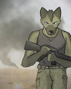 Rating: Safe Score: 0 Tags: 4:5 angry anthro army blue_eyes bottomwear canid canine canis cargo_pants clothing dog_tags domestic_dog e621 german_shepherd grunge gun herding_dog holding_gun holding_object holding_ranged_weapon holding_weapon male mammal marines military pants pastoral_dog quixoticmutt ranged_weapon shirt smoke solo tank_top topwear war weapon User: bunchy7s