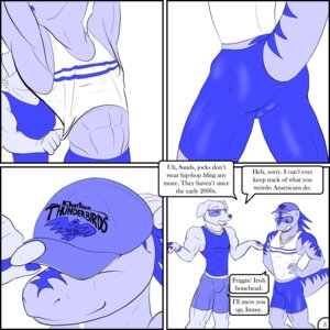 Rating: Explicit Score: 0 Tags: 1:1 5_fingers abs absurd_res anthro back_groove balls_outline baseball_cap biceps bottomwear bulge canid canine canis classroom clock clothed clothing comic detailed_bulge dialogue domestic_dog duo e621 english_text eyes_closed eyewear fingers genital_outline glasses growth hand_on_hip hat headgear headwear hi_res immelmann_(character) jewelry male mammal muscle_growth muscular muscular_anthro muscular_male necklace nx-42 open_mouth pawpads pecs penis_outline sands scalie school shorts sleeveless_shirt smile speech_bubble text tight_clothing watch wristwatch User: bunchy7s