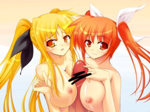Rating: Explicit Score: 0 Tags: black_ribbon blonde_hair blush breasts brown_hair censored double_paizuri fate_testarossa female hair_ribbon huge_cock human lyrical_nanoha macchi_bou mahou_shoujo_lyrical_nanoha_strikers male multiple_females multiple_paizuri nanoha_takamachi nipples nude open_mouth orange_eyes paizuri penis ribbon rule34 smile straight tied_hair twintails User: bunchy7s