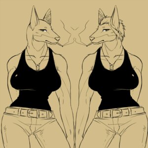 Rating: Safe Score: 0 Tags: 1:1 anthro black_clothing black_topwear bottomwear breasts canid canine canis cigarette clothed clothing denim denim_bottomwear denim_clothing digital_drawing_(artwork) digital_media_(artwork) dobermann dog_tags domestic_dog duo e621 female fully_clothed japanese jeans looking_at_viewer mammal pants pinscher pointy_ears prick_ears samasan shirt smoke smoking symmetry tank_top topwear white_bottomwear white_clothing User: bunchy7s
