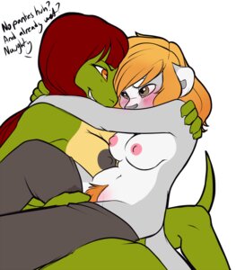 Rating: Explicit Score: 0 Tags: amber_eyes anthro blonde_hair blush bodily_fluids breasts brown_eyes chloe_(chloe.hydraconis) clothing dialogue domestic_cat duo e621 english_text erect_nipples eye_contact felid feline felis female female/female fingering genital_fluids genitals hair hand_behind_head hug interspecies legwear lizard looking_at_another mammal minettefraise navel neko_(strawberryneko) nipples non-mammal_breasts non-mammal_nipples nude on_lap pubes red_hair reptile romantic romantic_couple scalie simple_background text thigh_highs vaginal vaginal_fingering vaginal_fluids vulva wet User: bunchy7s