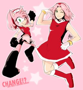 Rating: Safe Score: 0 Tags: accessory alternate_costume amy_rose anthro boots clothed clothing clothing_swap cosplay crossover crossover_cosplay dress duo e621 eulipotyphlan female footwear fur green_eyes hair hair_accessory hairband hedgehog human knee_boots knee_highs legwear looking_back mammal micro_calves micro_legs micro_thighs narrow_hips naruto navel one_eye_closed pink_body pink_fur pink_hair pink_skin red_clothing red_dress sakura_haruno sega shoes smile sonic_the_hedgehog_(series) thin_calves thin_legs thin_thighs wink y2k_(graphic_design) yu_da-young User: bunchy7s