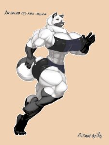 Rating: Questionable Score: 0 Tags: abs anthro biceps big_breasts bottomwear breasts canid canine canis clothing e621 female ffuffle fur iridium mammal muscular muscular_anthro muscular_female running shorts solo tail tomboy white_body white_fur wolf User: bunchy7s