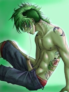Rating: Explicit Score: 0 Tags: autofellatio cum cum_in_own_mouth earrings fellatio green_hair hair jewelry male male_only oral penis penis_piercing piercing rule34 saliva sitting solo tattoo topless two-tone_hair unzipped yaoi User: bunchy7s