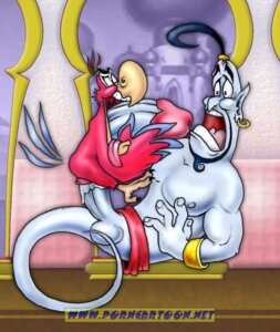 Rating: Explicit Score: 0 Tags: aladdin all_the_way_through disney gay genie_(aladdin) iago male male_only multiple_males porncartoon rule34 tagme what zoophilia User: bunchy7s