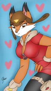Rating: Safe Score: 0 Tags: 9:16 amazing-rannybella anthro aviator_cap breasts canid canine claws cleavage clothed clothing e621 female fox heart_symbol hi_res leaning leaning_forward mammal penny_fox pose smile solo suit User: bunchy7s Rating: Safe Score: 0 Tags: 9:16 amazing-rannybella anthro aviator_cap breasts canid canine claws cleavage clothed clothing e621 female fox heart_symbol hi_res leaning leaning_forward mammal penny_fox pose smile solo suit User: bunchy7s