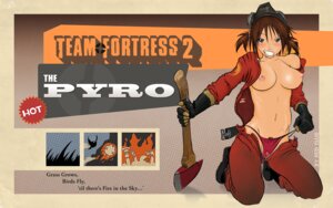 Rating: Explicit Score: 0 Tags: 1girls 2d axe breasts female female_only fempyro gas_mask highres nipples pubic_hair pyro pyro_(team_fortress_2) red_slug rubber_gloves rule34 rule_63 smile solo team_fortress_2 thong User: bunchy7s