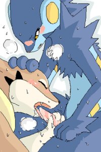 Rating: Explicit Score: 0 Tags: ambiguous_gender female floatzel karasu luxray male mikazuki_karasu pokemon pokemon_(species) rule34 User: bunchy7s