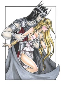 Rating: Explicit Score: 0 Tags: 1boy 1girls areolae black_hair blonde_hair breasts closed_eyes crown deity female greek_mythology hades hades_(mythology) male mythology nipples odins-girl one_breast_out persades persephone persephone_(greek_mythology) public_domain rule34 User: bunchy7s