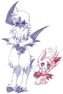 Rating: Safe Score: 0 Tags: absol anthro anthrofied blue_eyes chest_tuft chibi confusion duo e621 female fur generation_3_pokemon ji kemono markings medium_fur nintendo pokemon pokemon_(species) pokemorph pose red_eyes red_markings tail tuft white_body white_fur zangoose 辞 User: bunchy7s
