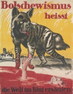Rating: Questionable Score: 0 Tags: 1919 20th_century ambiguous_gender ancient_art blood bodily_fluids bolshevism communism death duo e621 feral german german_text human hyena low_res mammal politics poster poster_template propaganda russian safis soviet_union striped_hyena tail text translated vintage User: bunchy7s
