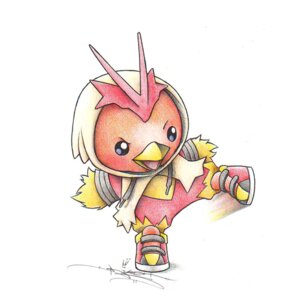 Rating: Safe Score: 0 Tags: 1:1 ambiguous_gender anthro avian beak bird blaziken clothing colored_pencil_(artwork) cosplay costume e621 evolutionary_family feral furry_wearing_fursuit fursuit generation_3_pokemon hoodie itsbirdyart jacket kick nintendo pokemon pokemon_(species) pokemon_costume solo topwear torchic traditional_media_(artwork) User: bunchy7s