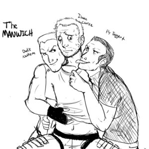 Rating: Questionable Score: 0 Tags: 3boys arm_grab artist_request beard_stubble character_name crossover dead_space doom duke_nukem duke_nukem_(series) fingerless_gloves flynn_taggart gay imminent_rape inviting_to_sex isaac_clarke licking looking_at_partner male male_only monochrome rule34 shirt_lift text tongue tongue_out undressing video_games wide_eyed yaoi User: bunchy7s