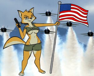 Rating: Questionable Score: 0 Tags: aircraft airplane american_flag anthro breasts canid canine canton dual_holding duo e621 eyewear f/a-18_hornet female finial flag flag_(object) flagpole fox glasses gnollykins gun handgun holding_flag holding_gun holding_handgun holding_object holding_ranged_weapon holding_weapon jet lt._fox_vixen mammal mcdonnell_douglas ranged_weapon sek_studio squirrel_and_hedgehog tail united_states_of_america vehicle weapon User: bunchy7s