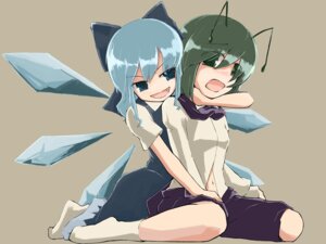 Rating: Questionable Score: 0 Tags: antenna antennae blue_eyes blue_hair cape cute_fang female footwear green_eyes green_hair molestation multiple_females multiple_girls nakedgeneral navel neikiddojeneraru pants rule34 sitting socks touhou wings wriggle_nightbug yuri User: bunchy7s