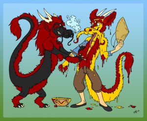 Rating: Safe Score: 0 Tags: 2009 anthro asian_mythology brush clothing dragon duo e621 east_asian_mythology eastern_dragon footwear fur furred_dragon furred_scalie hat headgear headwear horn male mythological_creature mythological_scalie mythology paint paintbrush scalie shoes slippers smoke smoke_from_nose spookaboo straw_hat tail tongue transformation wet whiskers User: bunchy7s