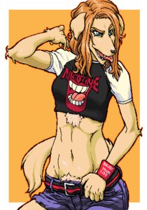 Rating: Safe Score: 0 Tags: 2007 abs afghan_hound anthro bottomwear canid canine canis chest_tuft clothing digital_media_(artwork) domestic_dog e621 female fur half-length_portrait hunting_dog japanese_description kemono low_res mammal midriff portrait pubes shorts sighthound solo tail tomboy tuft wotsukuri User: bunchy7s
