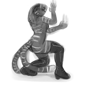 Rating: Questionable Score: 0 Tags: 1:1 action_pose anthro boots breasts butt clothing e621 felid female fighting_pose footwear karate mammal melanistic mishakun monochrome multi_tail nude pantherine pinup pose ravenclaw_(siblings) rhianna_ravenclaw shoes side_boob solo stripes tail tiger User: bunchy7s