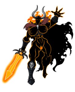 Rating: Explicit Score: 0 Tags: abs big_breasts breasts cape clothing demon e621 female fire flaming_hair flaming_pubes genitals heat_sword horn hot_metal humanoid lordstevie melee_weapon nipples not_furry nude pseudo_hair pubes solo sword vulva weapon User: bunchy7s